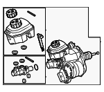 2239007637 - Body: Booster Assembly for Mercedes-Benz Image