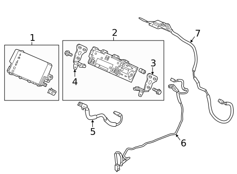 Navigation System Components for 2016 Honda Civic #0