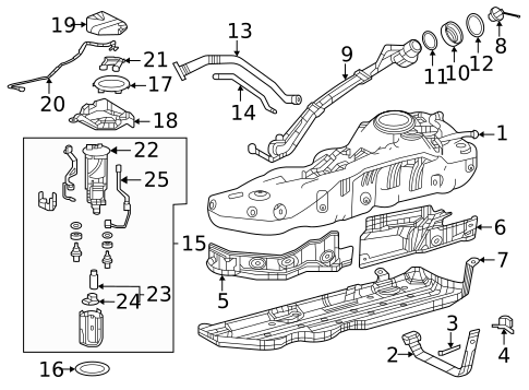 Fuel System Components for 2023 Lexus LX600 #2