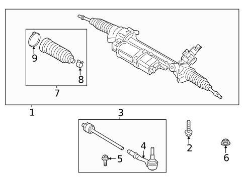 Steering Gear & Linkage for 2025 BMW X5 #1