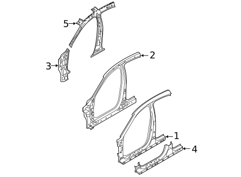 Center Pillar for 2025 Hyundai Sonata #0