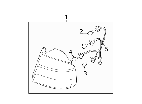 Tail Lamps for 2004 Chevrolet Aveo #0