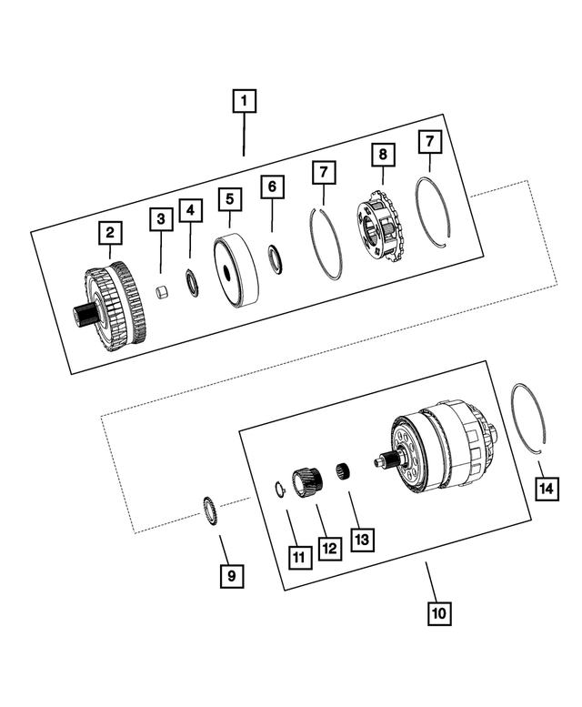 5078643AA - 62TE; 6-Speed; Automatic Transaxle: Thrust Needle Bearing for Mopar Image image