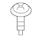 997350516 - Body: Scuff Plate Screw for Mazda Image