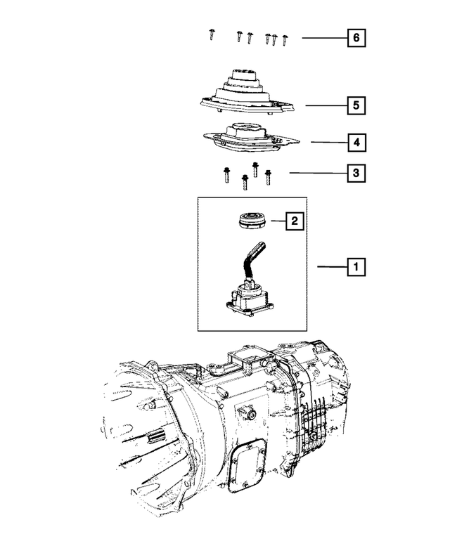 « 6036727AA – G56; 6-Speed; Manual Transmission : Clavette à Tête Hexagonale à Embase Boulon pour Mopar Image »