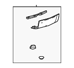 85038847 - Body: Bumper Cover Spacer Panel for GM Image