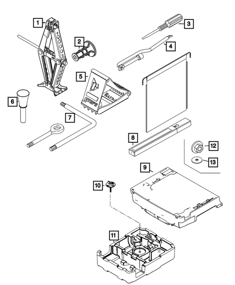 Jack Stowage for 2024 Dodge Hornet #0