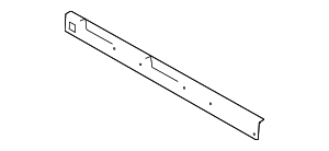 NK3Z6151212A - Body: Roof Side Rail for Ford Image