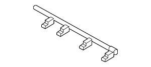 NK3Z6151212A - Body: Roof Side Rail for Ford Image