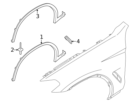 Exterior Trim - Fender for 2024 BMW X4 #0