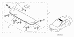 8R01TS8100R1 - Accessory Components: HARDWARE KIT for Honda Image