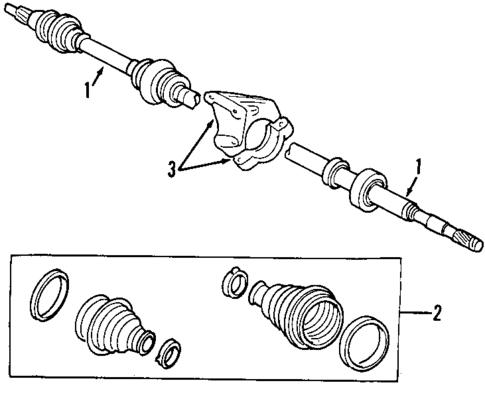 Axle Shafts & Joints for 2009 Volvo C30 #0