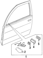 9636645P11 - Body: Glass for Nissan: 300ZX Image