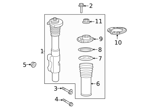Struts & Components for 2025 Mercedes-Benz eSprinter #0