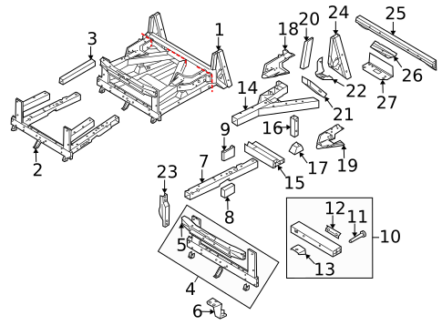 Inner Structure for 2008 Audi R8 #0