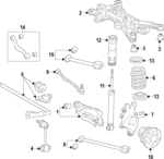 4874048050 - Suspension: Lower Control Arm for Lexus: RX300, RX350, RX350h, RX450h+, RX500h Image