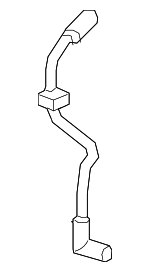 PC3Z17A605A - Wiper &amp; Washer: Windshield Washer Hose for Ford Image