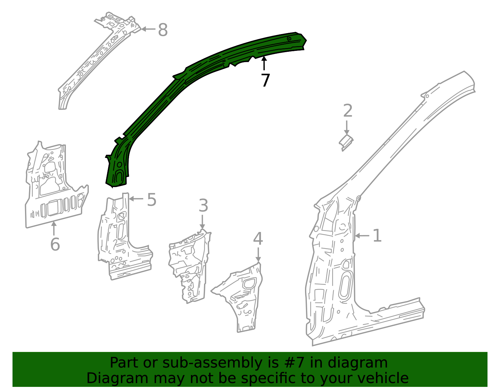 A-Pillar Trim Panel - OEM Interior Coverage 61135-62020 | AutoNation Parts