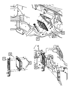 5033077AC - Electrical: Engine Control Module Bracket for Mopar Image image