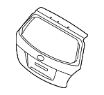 737001G210 - Body: Lift Gate for Kia: Rio5 Image