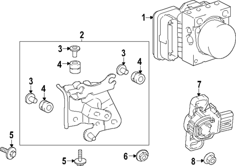 ABS Components for 2025 Toyota Prius #0