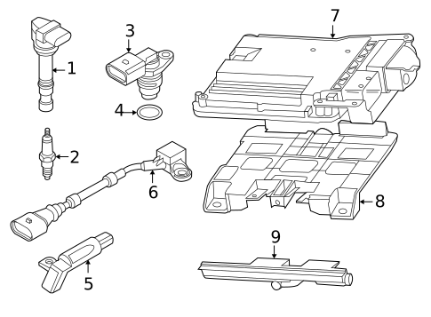 Powertrain Control for 2015 Volkswagen Eos #0