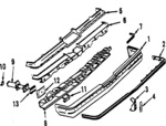 562783 - Body: Face Bar for Oldsmobile: 98, Delta 88 Image