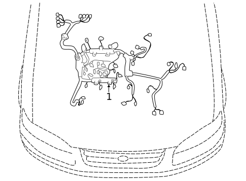 Wiring Harness for 2000 Toyota Camry #0