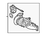 282312GTA1 - Air &amp; Fuel Delivery: Turbocharger for Kia Image