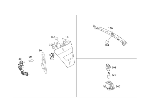 Rear Illumination for 2010 Mercedes-Benz GLK350 #0