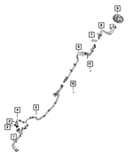 68309820AD - : Supply &amp; Return Tube &amp; Hose for Mopar Image