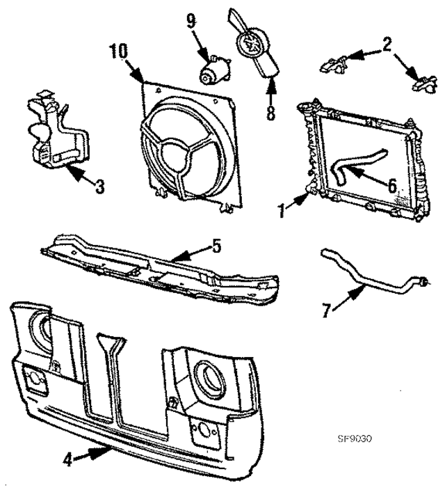 4266526 - Cooling System: Radiator for Mopar Image