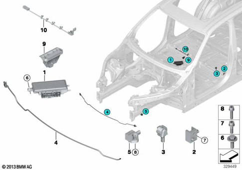 Electric Parts Airbag for 2015 BMW X5 35dX #0