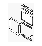 1640031440 - Cooling System: Radiator Assembly for Lexus: IS250, IS350 Image