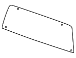 55277407AA - Body: Back Glass for Mopar Image