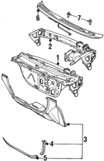 21123808 - Body: Upper Panel for Saturn: SC1, SC2, SL, SL1, SL2, SW1, SW2 Image