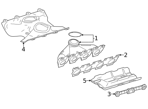 Exhaust Manifold for 2021 Mercedes-Benz C63 AMG #0