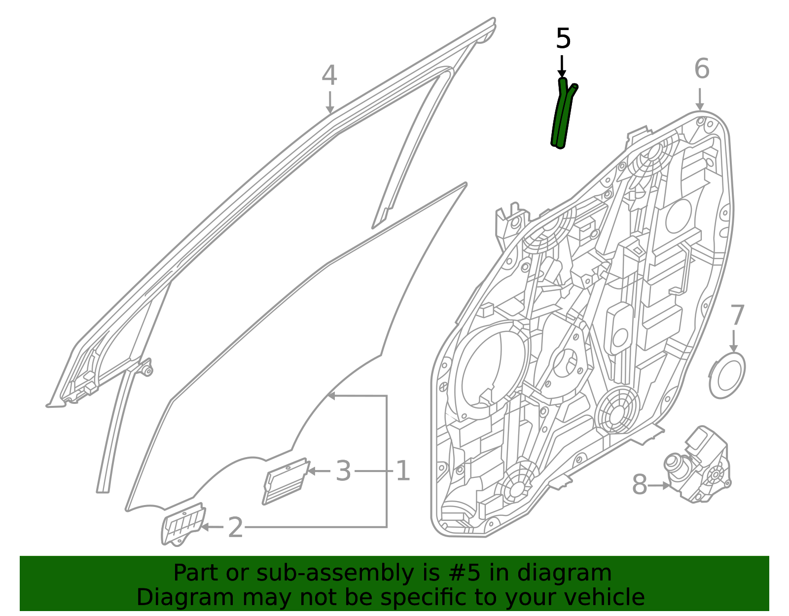 2022-2025 Kia Carnival Lower Guide 82554-R0000 | TascaParts.com