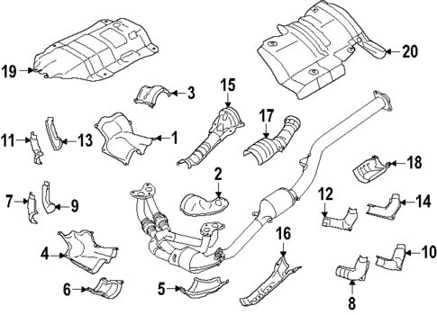 Heat Shields for 2025 Subaru Forester #0