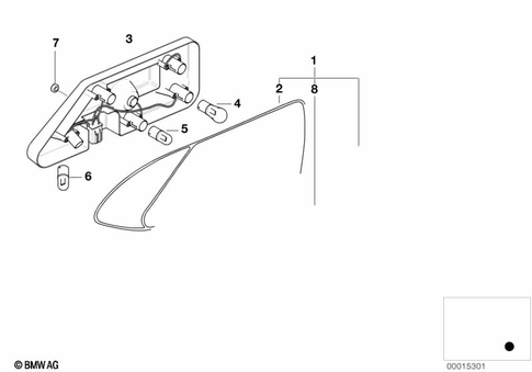 Rear Light for 1997 BMW Z3 2.8 #0