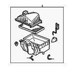 2007-2009 Mazda 3 - Air Cleaner Assembly