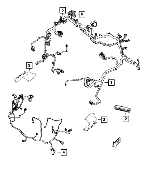 Wiring-Headlamp to Dash for 2015 Dodge Durango #0