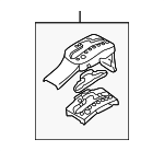 4B0798151J - Body: Shift Indicator for Audi Image