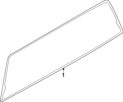 Glass & Hardware - Back for 2025 Ford F-250 Super Duty #1