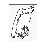 873349NS0B - Body: Seat Back Assembly for Nissan: Pathfinder Image