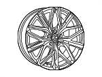 4261A53560 - : Wheel Disc Chrome P for Lexus Image