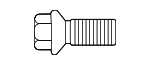 9094202103 - Suspension: Wheel Bolt for Lexus Image