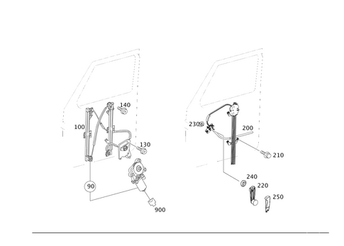 Window Regulator for 2015 Mercedes-Benz G63 AMG #0