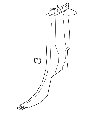 84255697 - Body: Lock Pillar Trim for GM Image