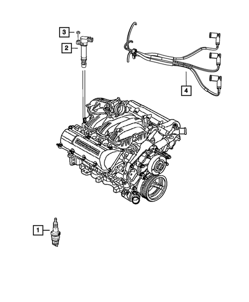 Ignition - Spark Plugs, Cables, Coils, and Glow Plugs for 2011 Ram 1500 #0